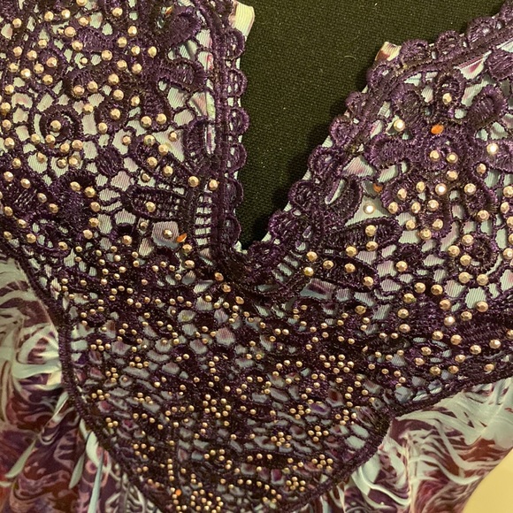 Apt 9 | women’s dress| mid length | small | multi-purple - Picture 5 of 9